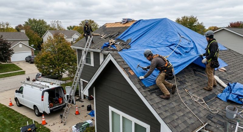 Our team working on Roofing Service projects in Beaver County, PA