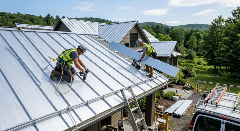 Aluminum Roof Installation in Mars, PA