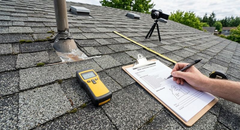Asphalt Roof Inspection in Beaver Falls, PA