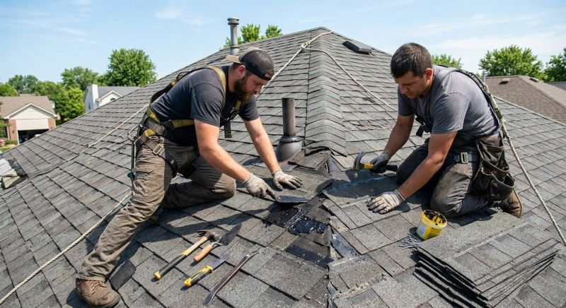 Asphalt Roof Repair in Ambridge, PA