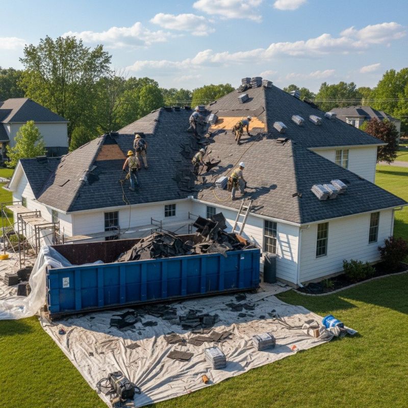 Asphalt Roof Replacement in Evans City, PA