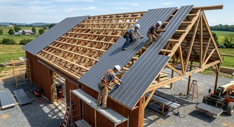 Barn Roof Construction in Beaver County, PA