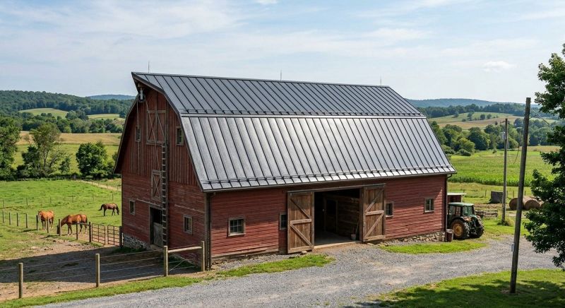 Barn Roof Replacement in Colliers, WV