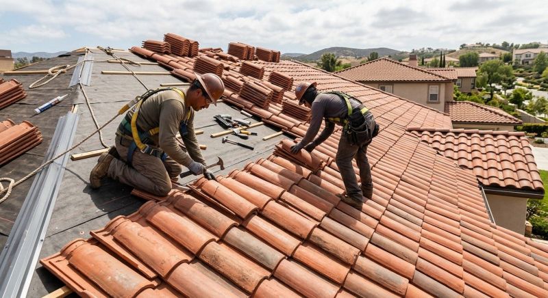Barrel Tile Roof Installation in Beaver County, PA