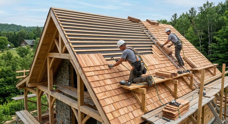 Cedar Shake Roof Construction in Hookstown, PA