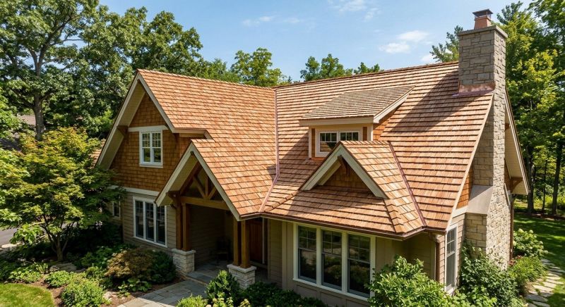 Cedar Shake Roof Construction in Toronto, OH