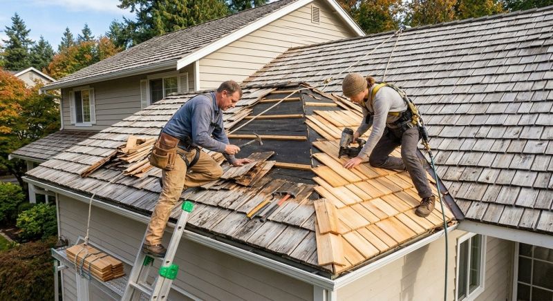 Cedar Shingles Repair in Beaver, PA