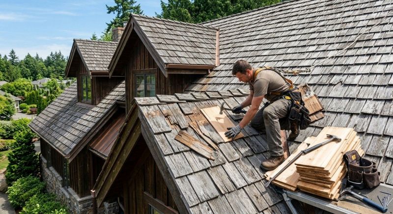Cedar Shingles Repair in Ellwood City, PA