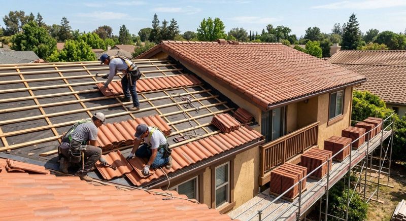 Clay Roof Installation in Wexford, PA