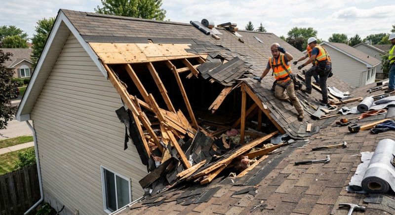 Collapsing Roof Repair in Beaver County, PA