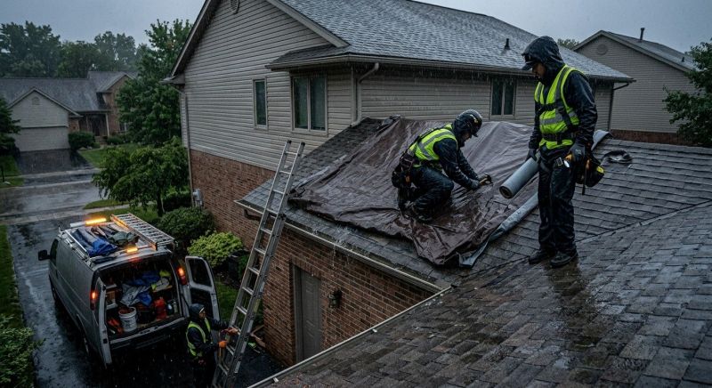 Collapsing Roof Repair in Beaver County, PA