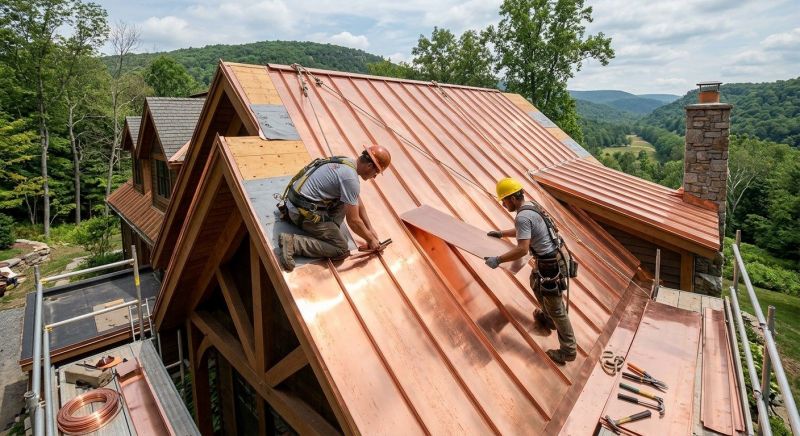 Copper Roof Installation in Beaver County, PA