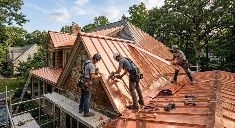 Copper Roof Installation in Beaver County, PA