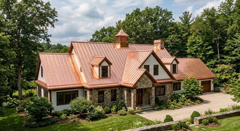 Copper Roof Replacement in Beaver County, PA
