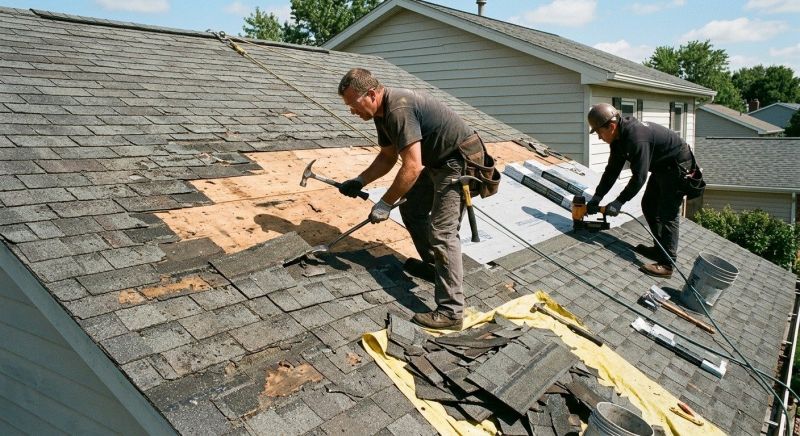 Damaged Roof Repair in East Liverpool, OH