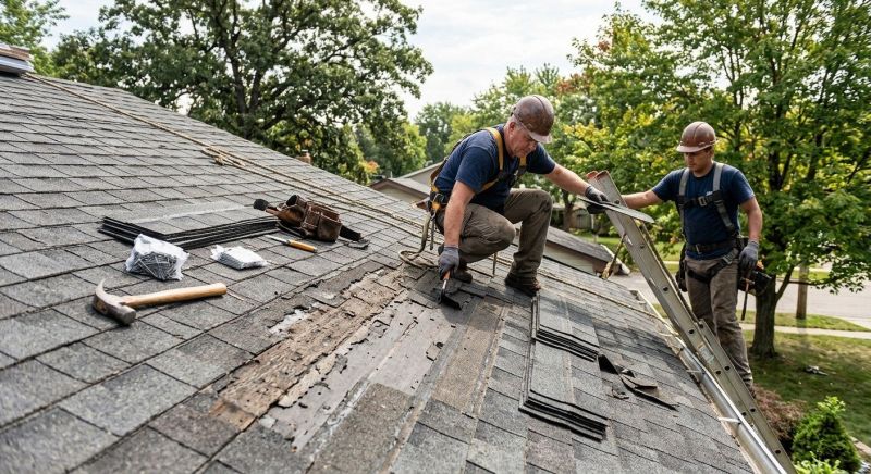 Damaged Roof Repair in Hookstown, PA