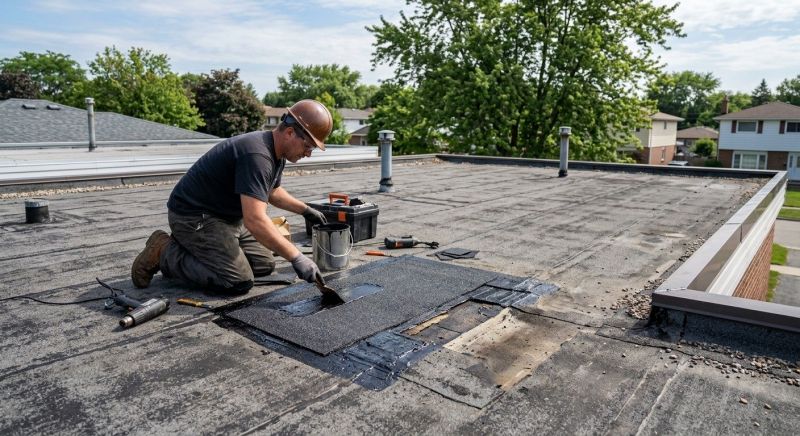 Flat Roof Repair in Zelienople, PA