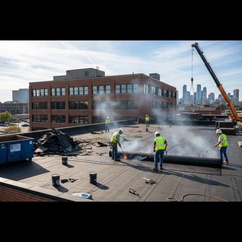 Flat Roof Replacement in Glenshaw, PA