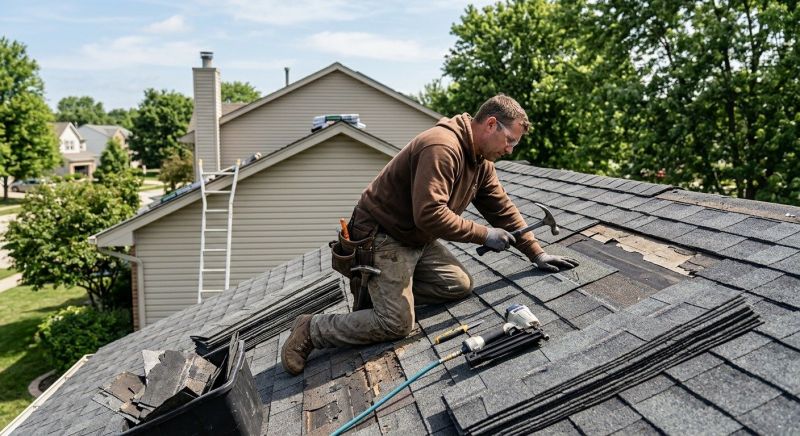 House Roof Repair in Oakdale, PA