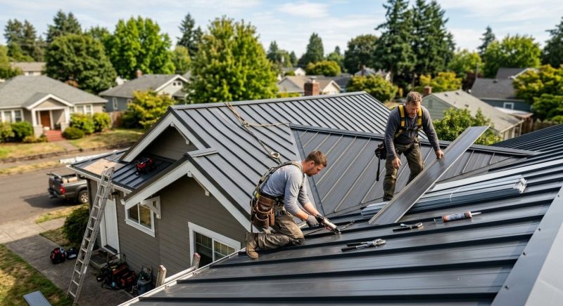 Metal Roof Repair in Mars, PA