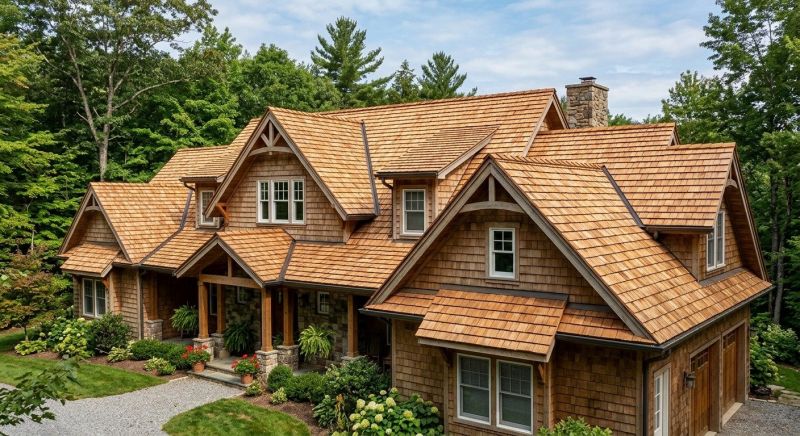 Natural Wood Roof Installation in Beaver County, PA
