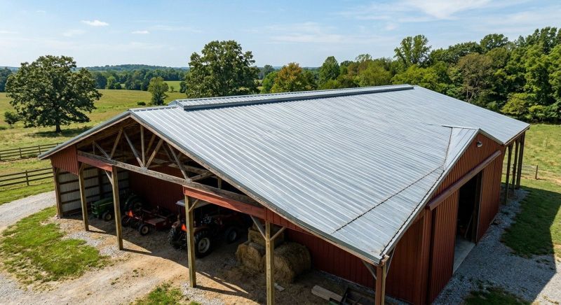 Pole Barn Roof Repair in Carnegie, PA