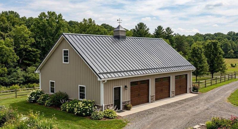 Pole Barn Roof Repair in Mc Donald, PA