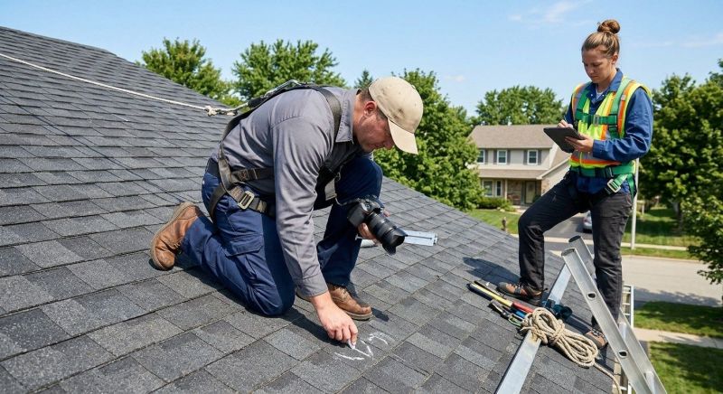 Roof Damage Inspection in Aliquippa, PA