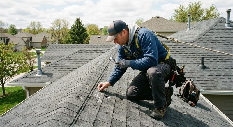 Roof Damage Inspection in Aliquippa, PA