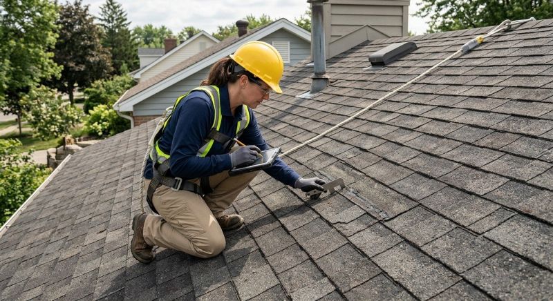 Roof Damage Inspection in Canonsburg, PA