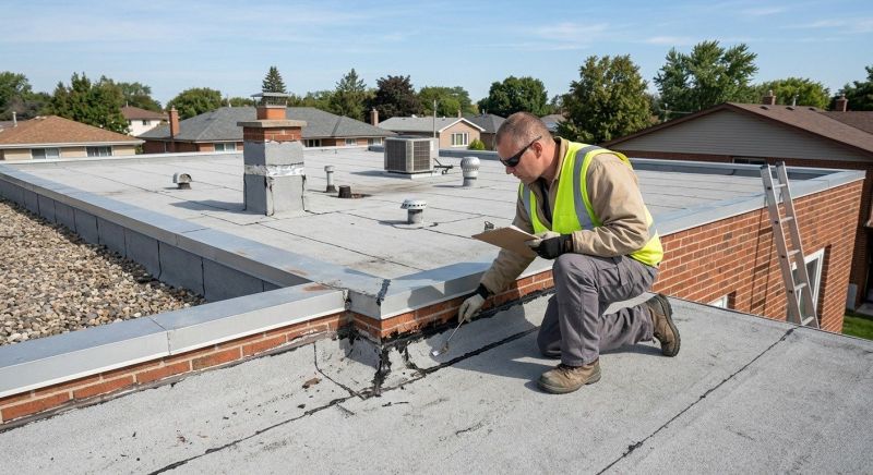 Roof Damage Inspection in Conway, PA