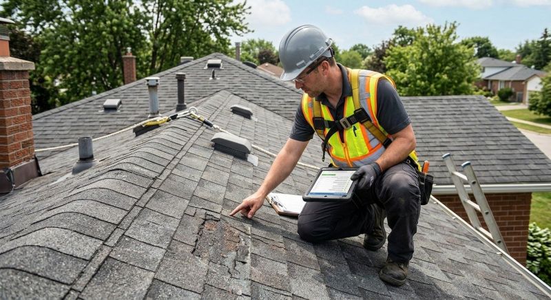 Roof Damage Inspection in Mars, PA