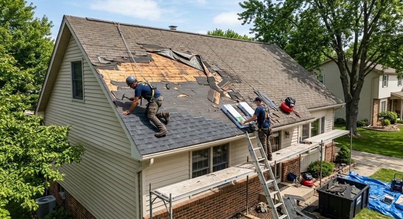 Roof Damage Repair in Conway, PA