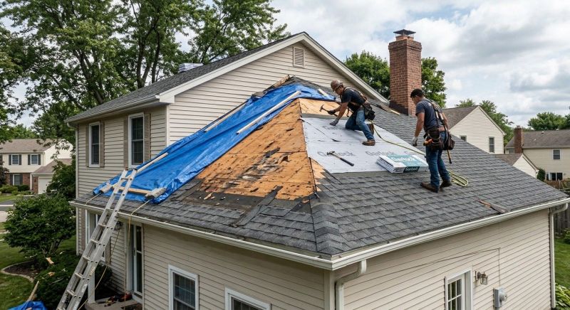 Roof Damage Repair in Pittsburgh, PA