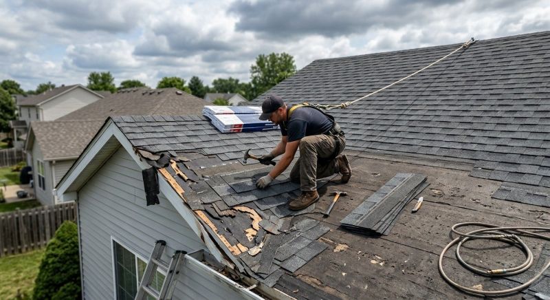 Roof Damage Restoration in Carnegie, PA