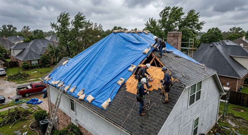 Roof Damage Restoration in Glenshaw, PA