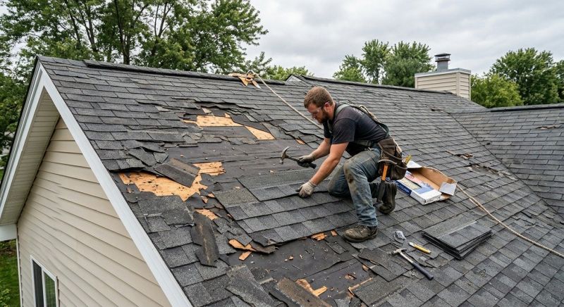 Roof Damage Restoration in Mars, PA