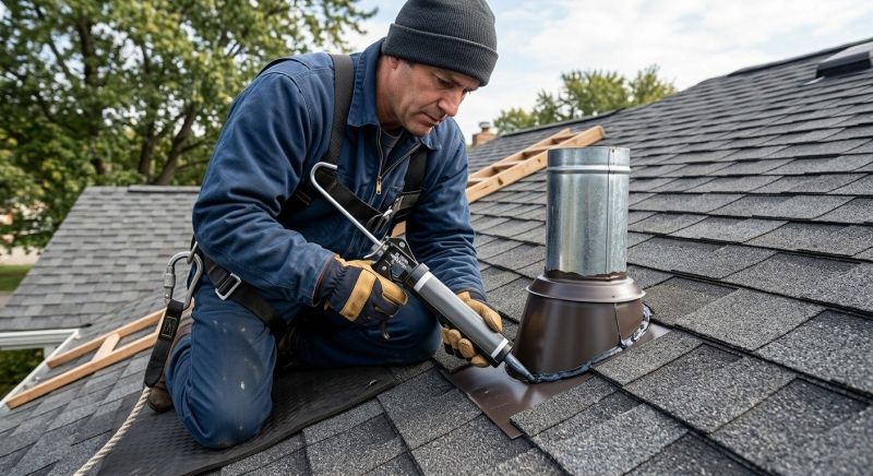 Roof Vent Flashing Repair in Beaver County, PA