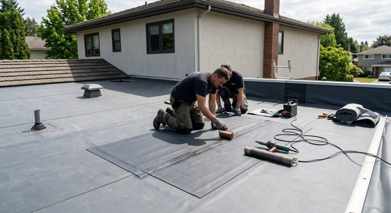 Rubber Roof Repair in Wexford, PA