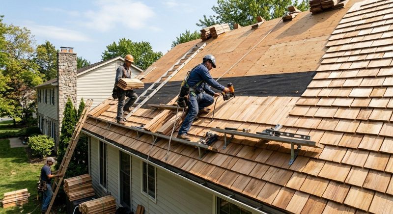 Shake Roof Replacement in Carnegie, PA