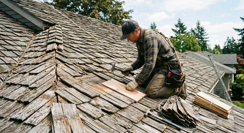 Shake Shingle Repair in Harmony, PA