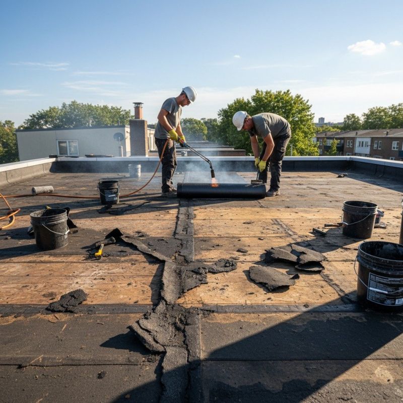 Single Ply Roof Repair in Cranberry Twp, PA