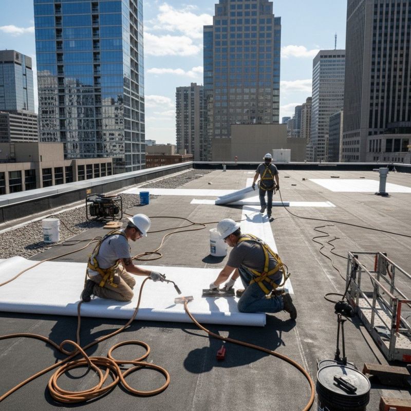 Single Ply Roof Repair in Enon Valley, PA