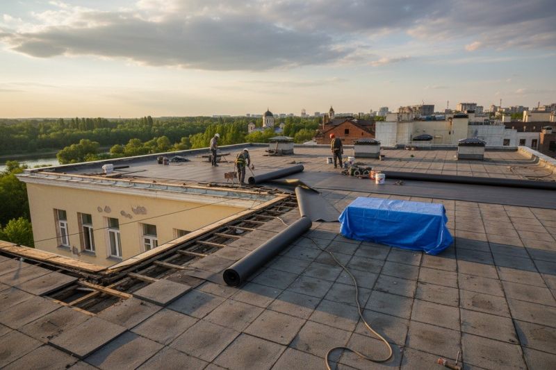 Single Ply Roof Replacement in Enon Valley, PA