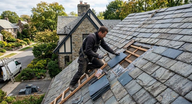 Slate Roof Repair in Conway, PA