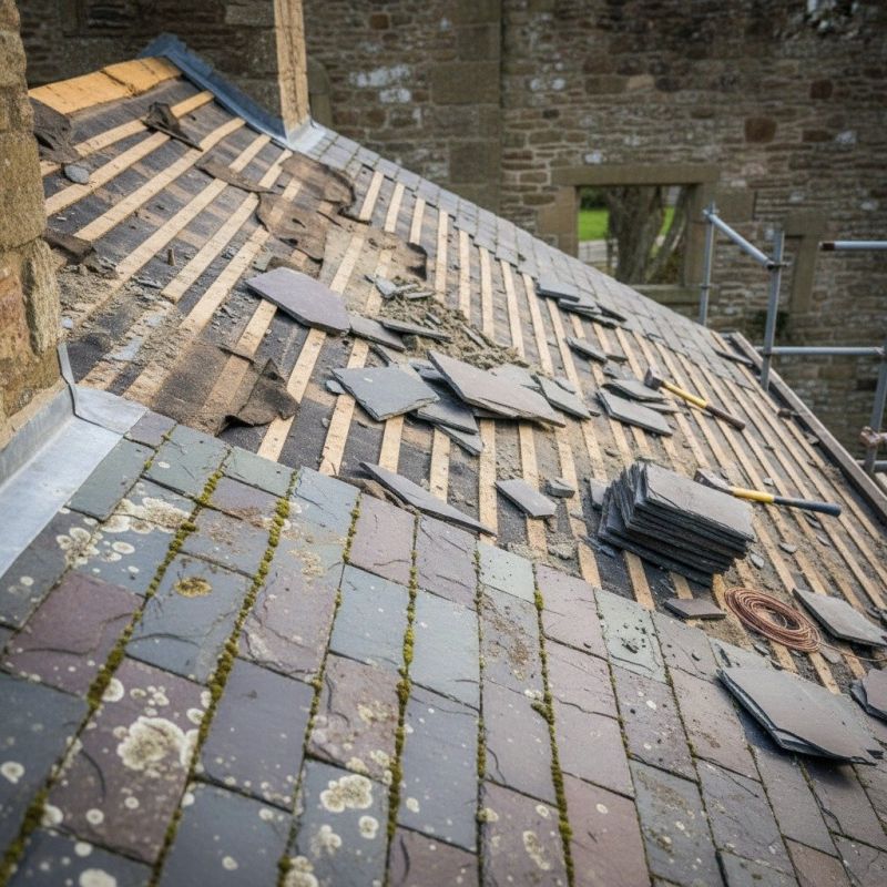 Slate Roof Replacement in Burgettstown, PA