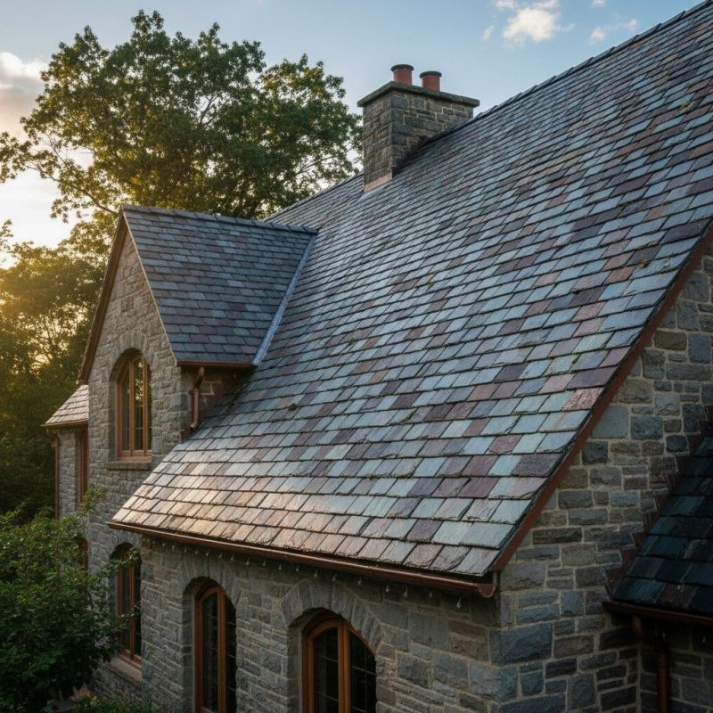 Slate Roof Replacement in Glenshaw, PA