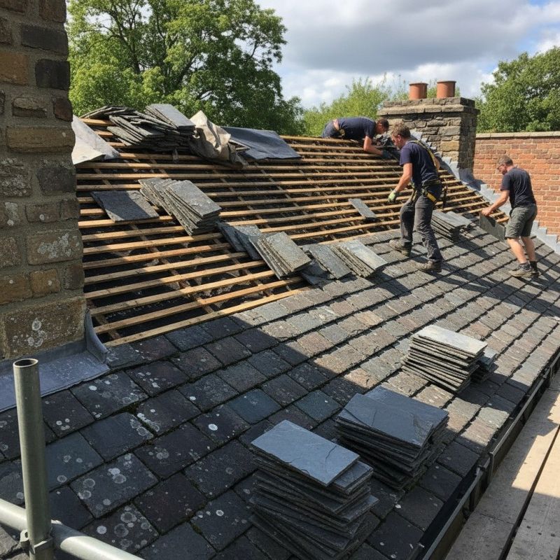 Slate Roof Replacement in Mc Donald, PA