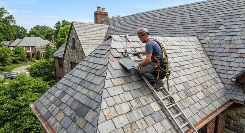 Slate Shingle Replacement in Beaver County, PA