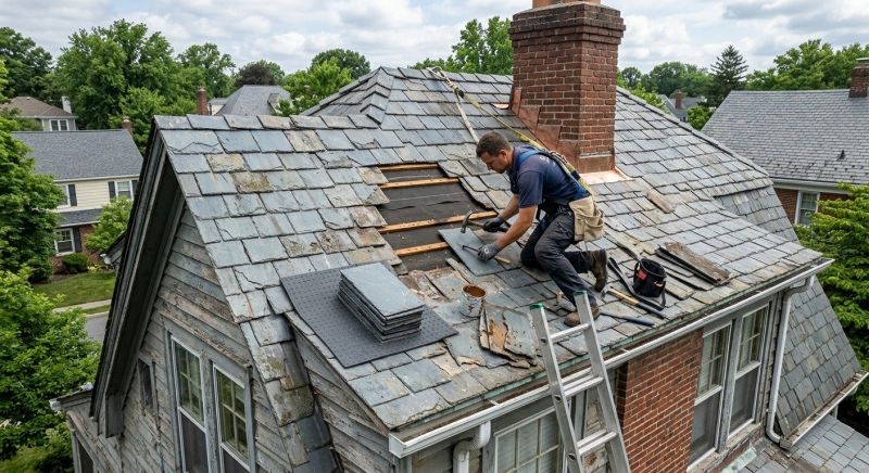 Slate Shingles Repair in Canonsburg, PA